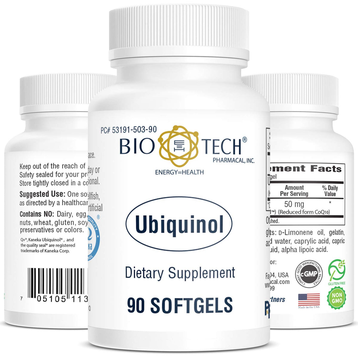 Bio-Tech Ubiquinol CoQ10 Softgels - 90 Count