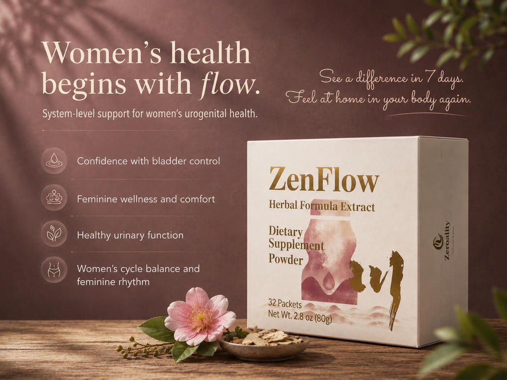 Zeroality ZenFlow PMS and Menstrual Support - 32 Packets - image 2