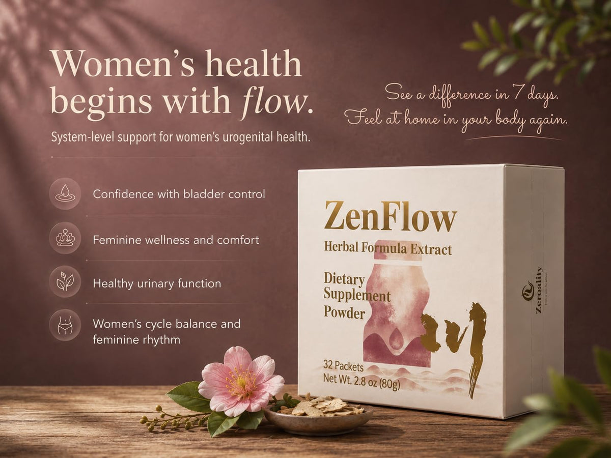 Zeroality ZenFlow PMS and Menstrual Support - 32 Packets - image 2