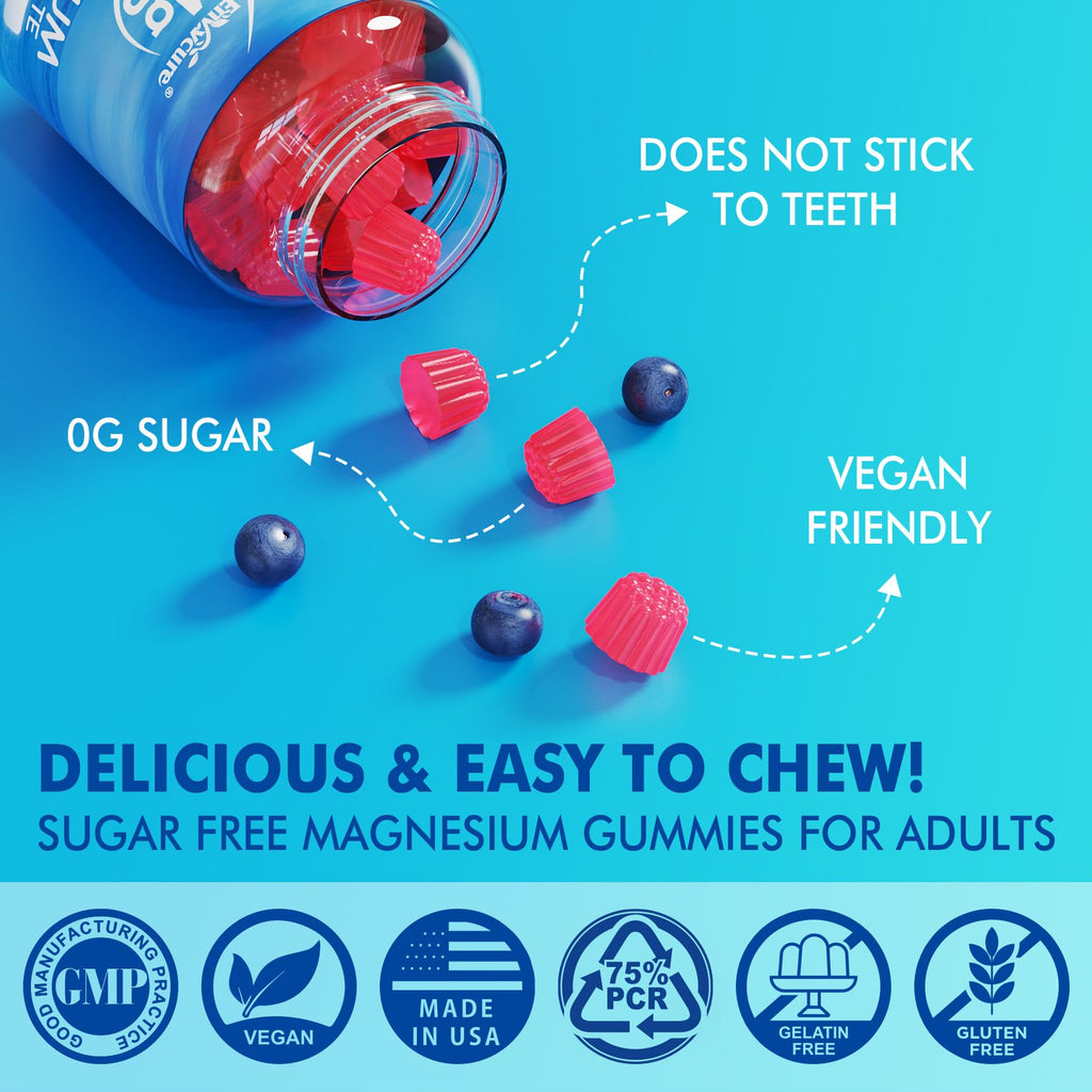 EnvyCure Magnesium Gummies Triple Complex for Calm - 120 Count - image 7