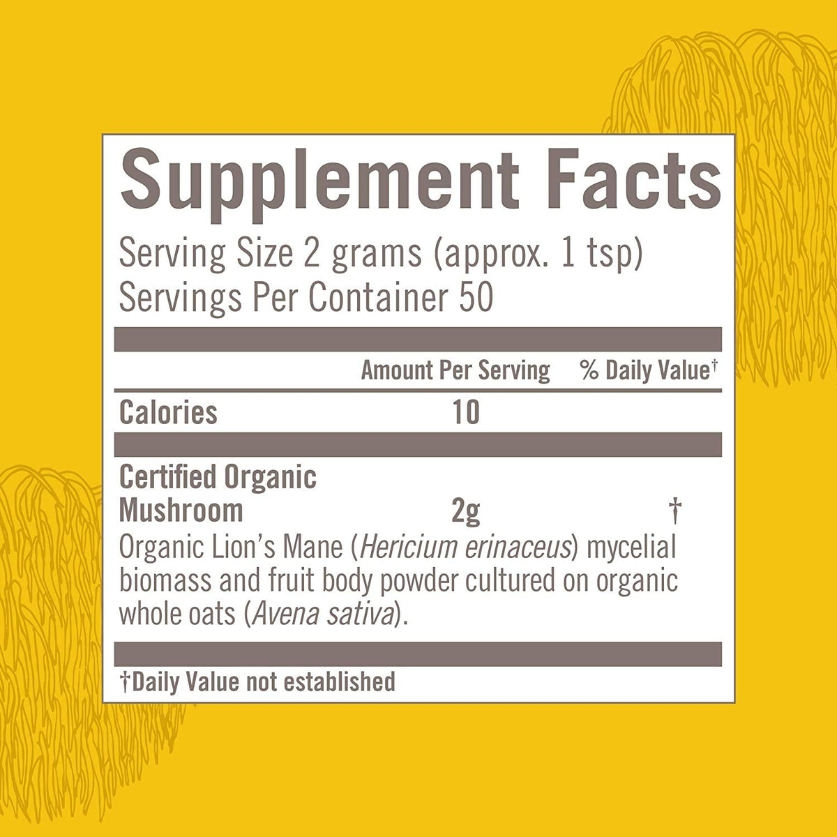 Om Organic Mushroom Superfood Lions Mane Powder - 7 Ounce - image 4