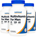 Nutricost Multivitamin for Men - 360 Capsules (3 Bottles)
