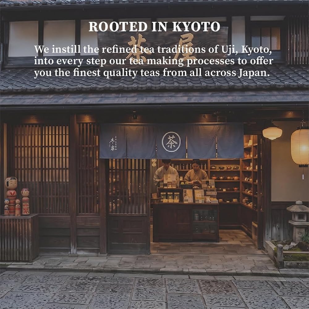 YEDOENSIS KYOTO Genmaicha - Organic Brown Rice Green Tea Powder (1.4