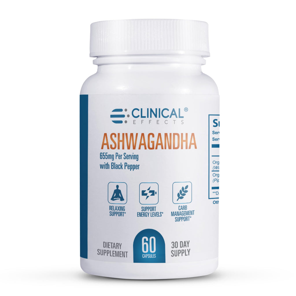 Clinical Effects Ashwagandha with Black Pepper - 60 Capsules