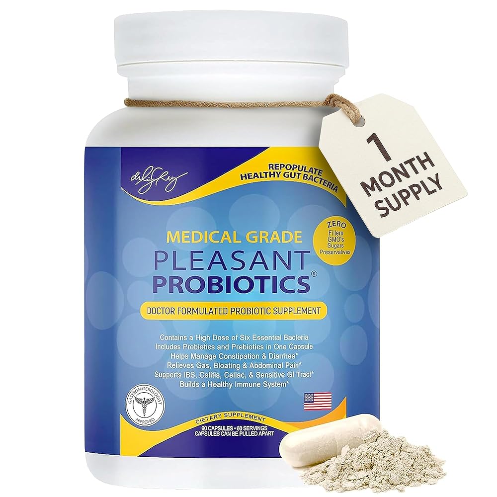 Dr. Liz Cruz Pleasant Probiotics for Digestive Health - 60 Capsules