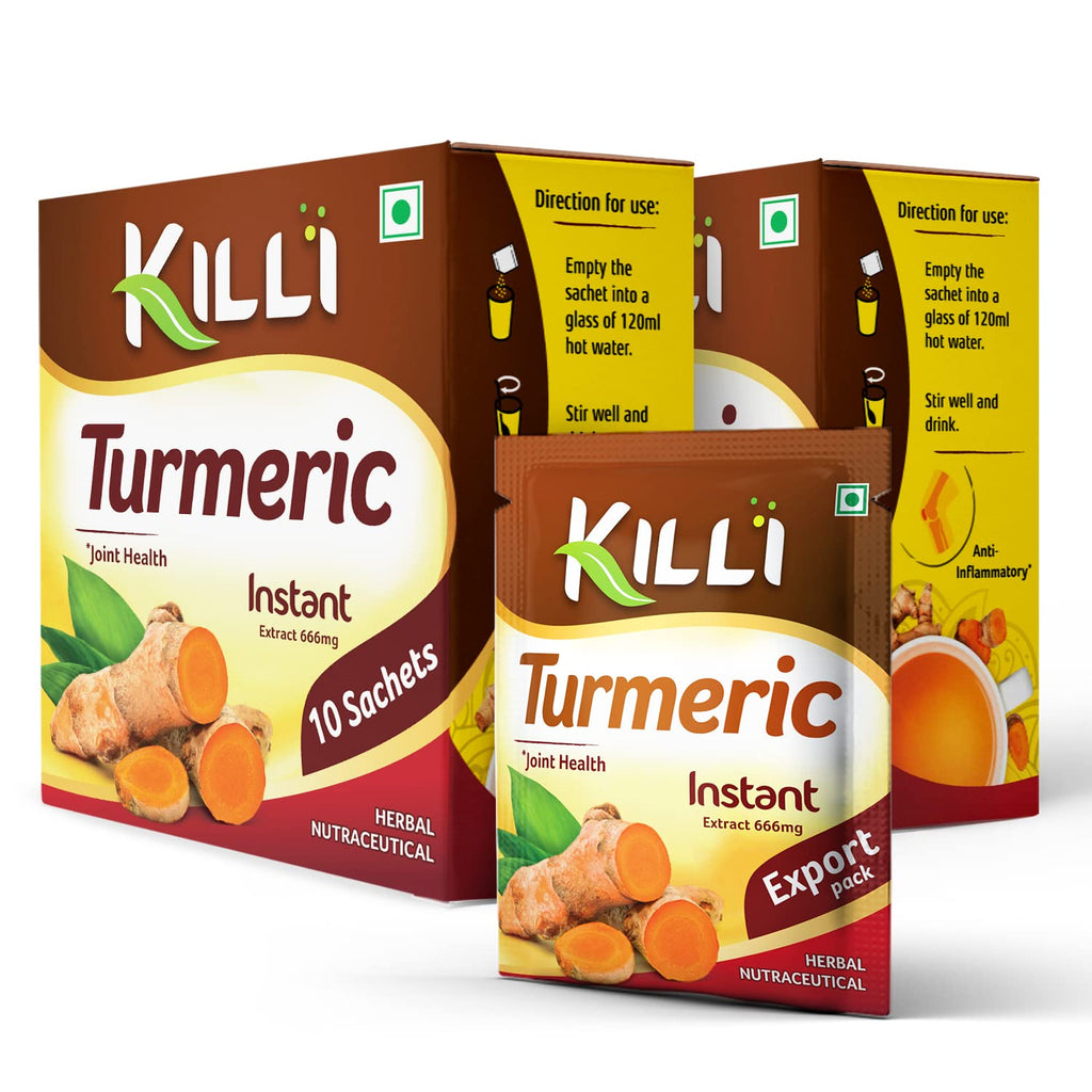 KILLI Turmeric Instant Extract Powder - 20 Sachets