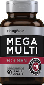 Piping Rock Men's Multivitamin - 90 Caplets