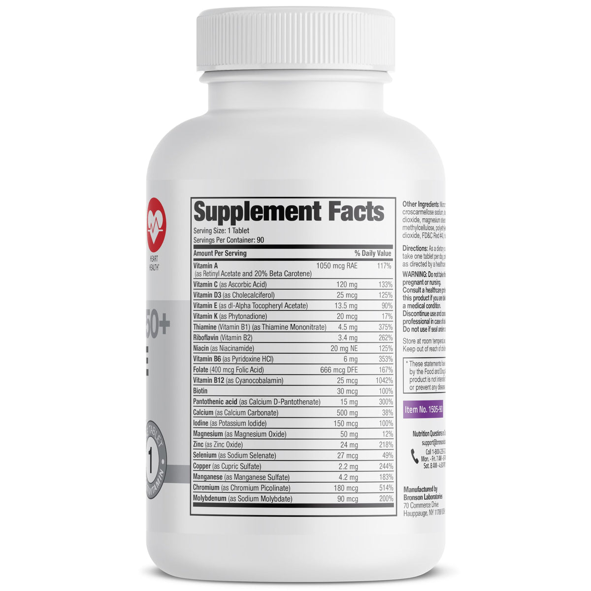 Complete Multivitamin for Women 50+ by Bronson Vitamins