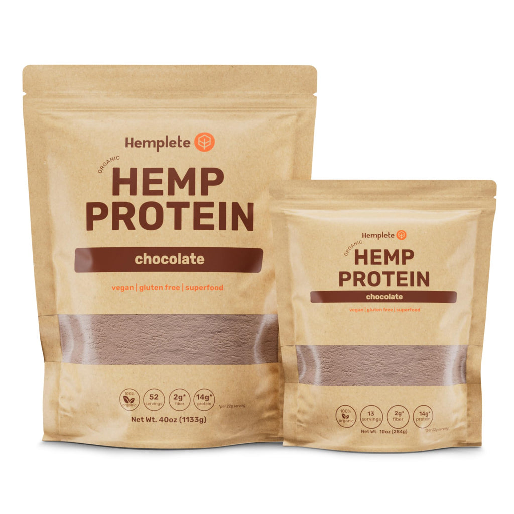 hemplete Hemp Vegan Protein Powder Chocolate - 10 Ounces - image 9