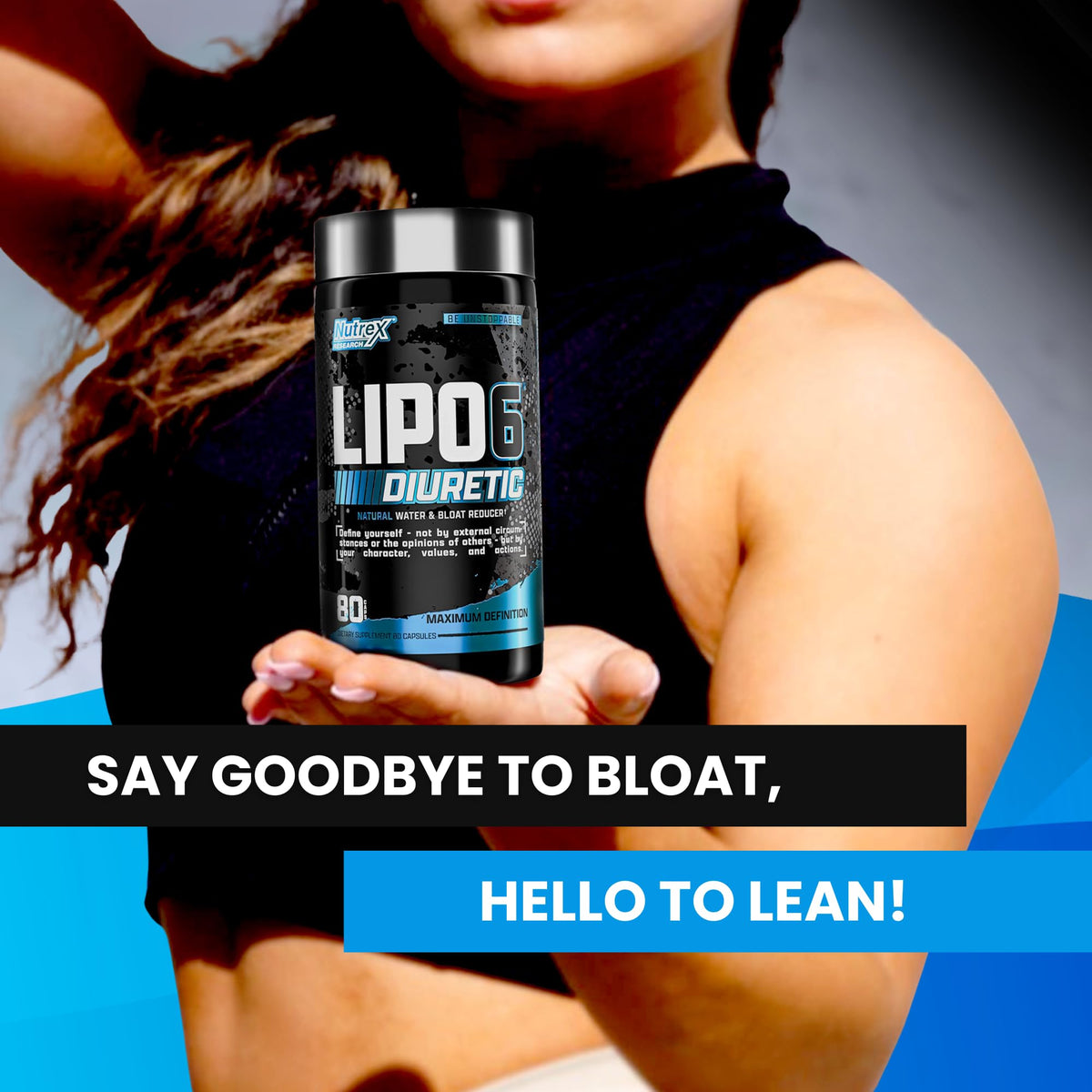Nutrex Research Lipo 6 Diuretic Water Pills Bloat Relief - 80 Capsules - image 5