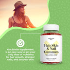 Supplement Spot Hair Skin and Nails Biotin Gummies - 60 Count - image 4