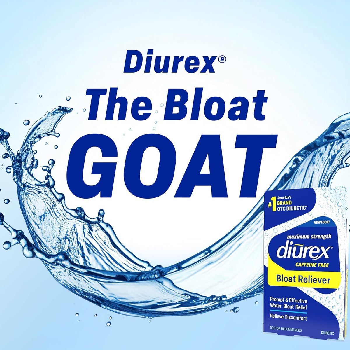 Diurex Max Water Caplets Caffeine Free - 24 Caplets - image 2