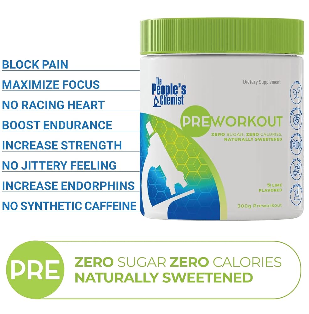 People's Chemist The Pre-Workout Powder Lime - 10.58 oz - image 8