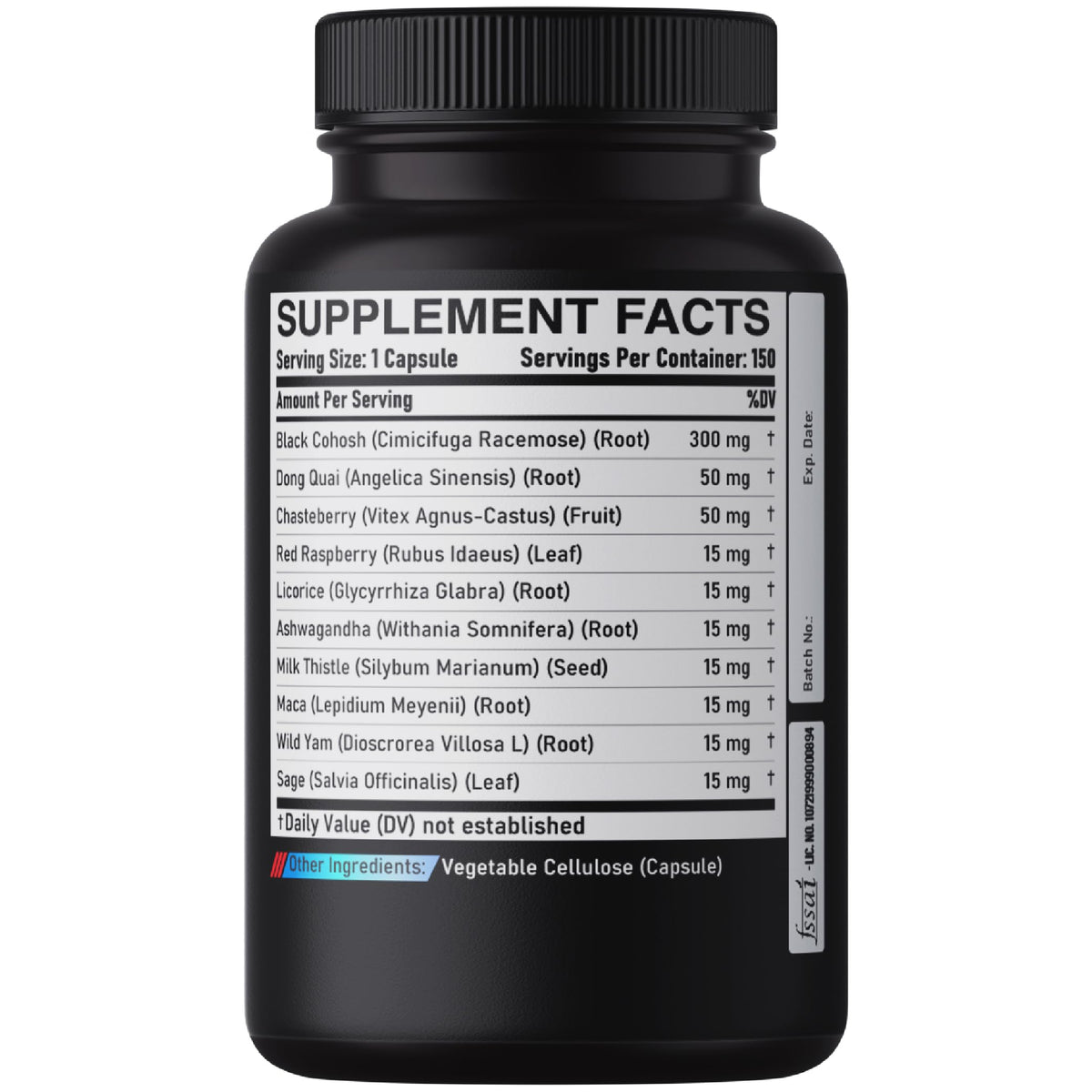 DEDICAD 12in1 Black Cohosh for Menopause Support Supplement