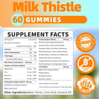 OALSE Liver Cleanse Detox & Repair Milk Thistle Gummies - 60 Count - image 3