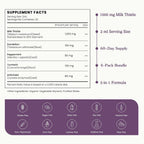 PAYAOCZ Milk Thistle Liquid Drops Silymarin 1000mg