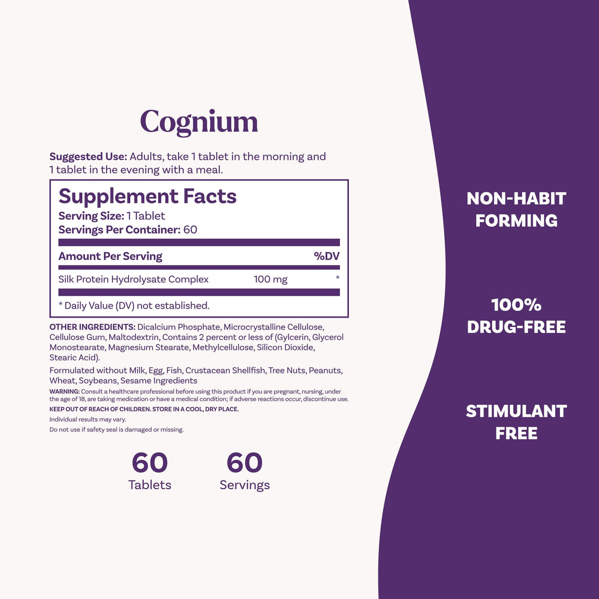 Natrol Cognium Memory Brain Support - 60 Tablets - image 5