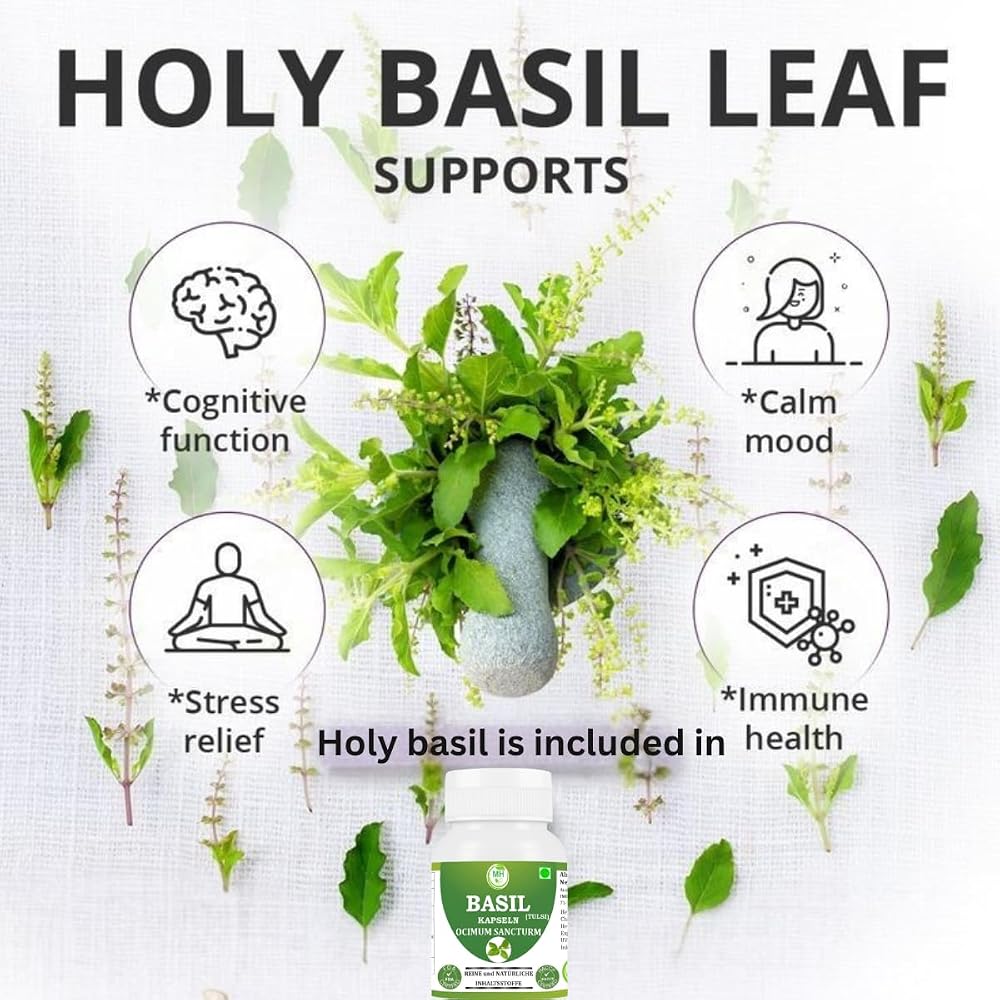 Morsan Healthcare Basil Capsules (Ocimum Sancturm)