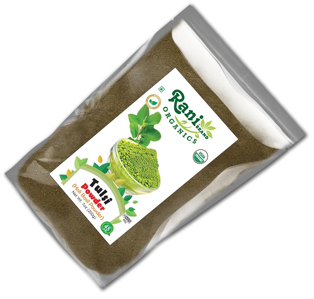 Rani Organic Tulsi Powder Holy Basil - 200g - image 9