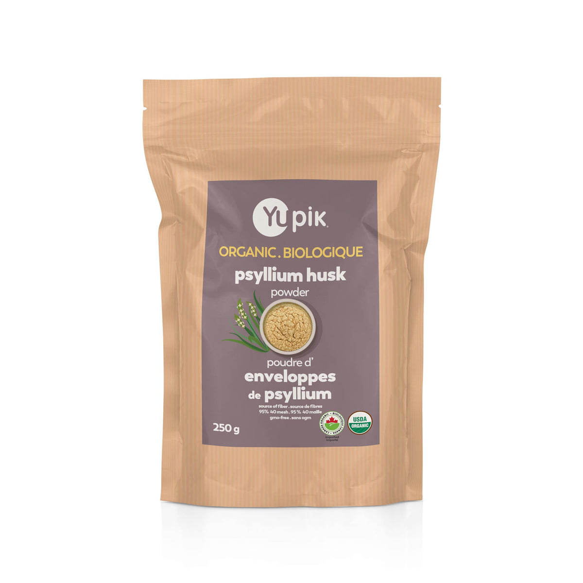Yupik Organic Psyllium Husk Powder for Digestive Health - 8.8 oz