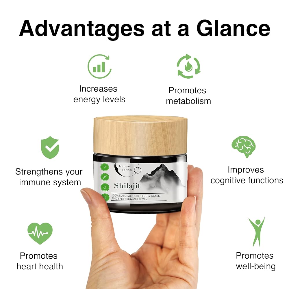 Nature Spring Mumijo Shilajit Resin - 30g Jar - image 2