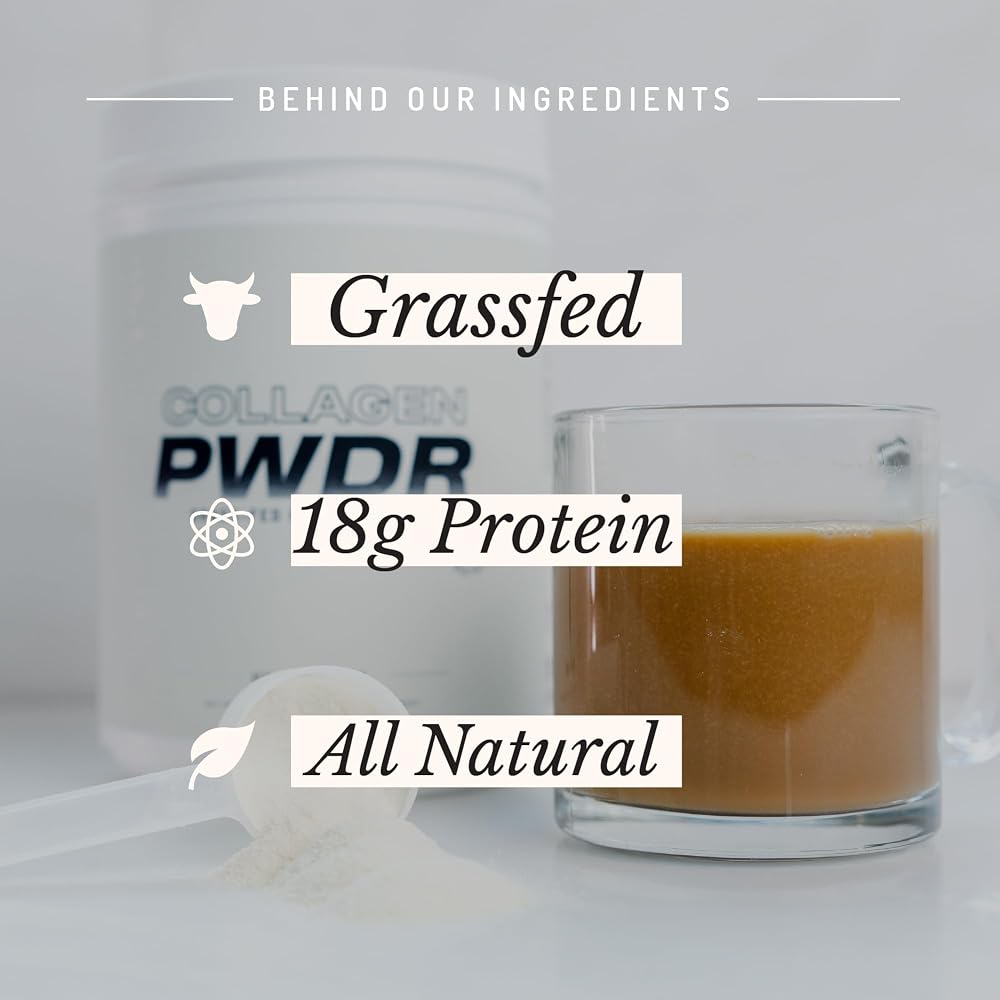 PWDRS Collagen Powder Grass Fed & Pasture Raised - 21.16 oz - image 4