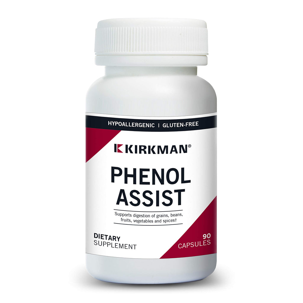 Kirkman Phenol Assist Enzyme - 90 Capsules
