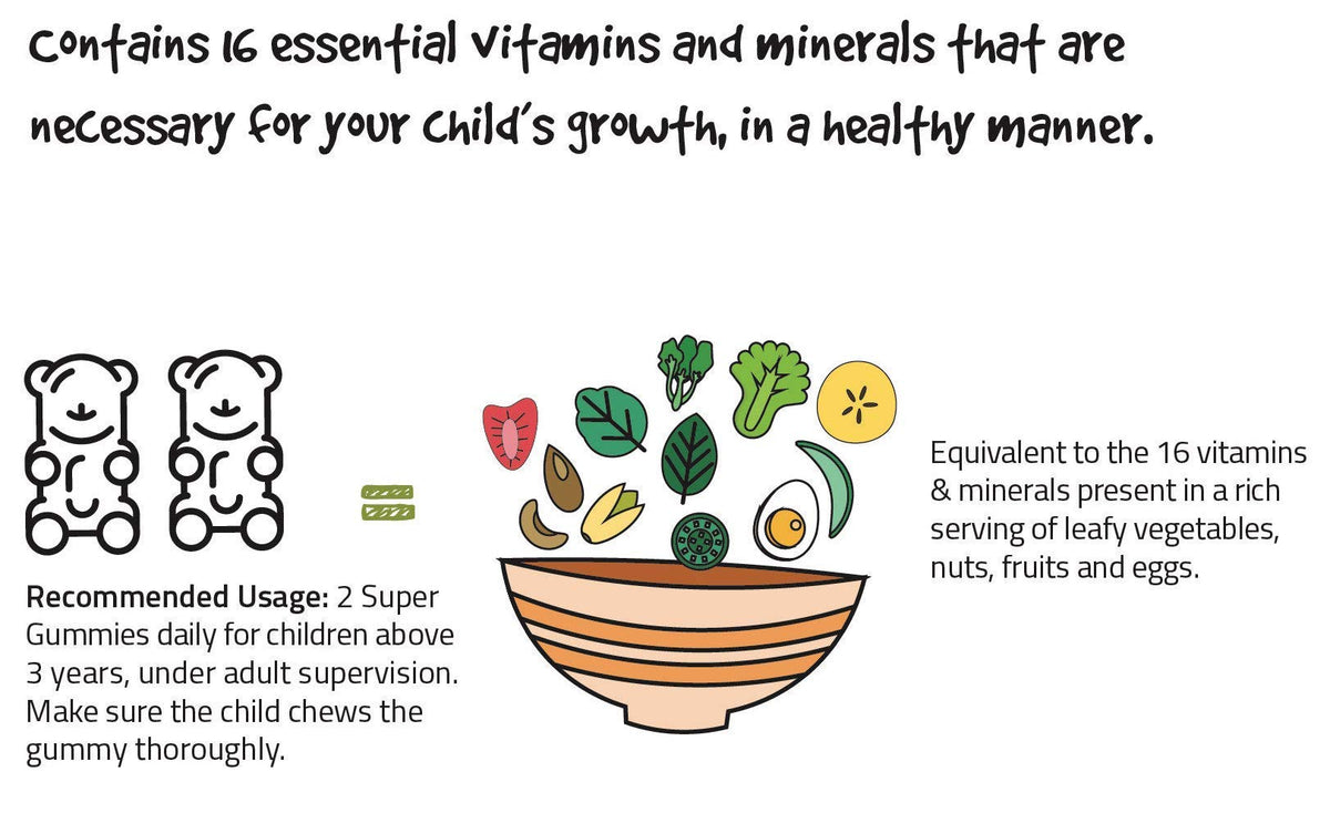Super Gummy Multi-Vitamins Gummies for Kids - 60 Count - image 6