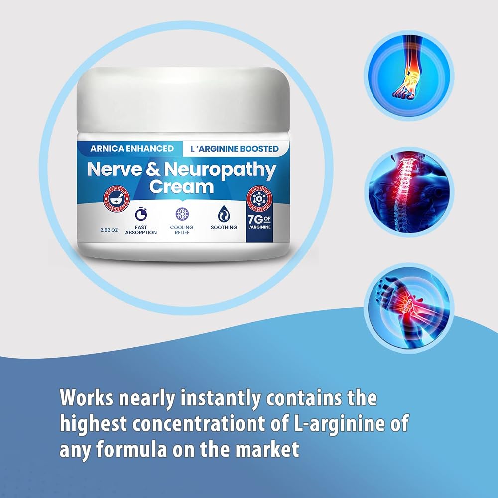 M Pain Management Neuropathy Cream with L-Arginine - 2.82 oz - image 2