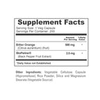 NusaPure Bitter Orange 500mg - 200 Vegetarian Capsules - image 4