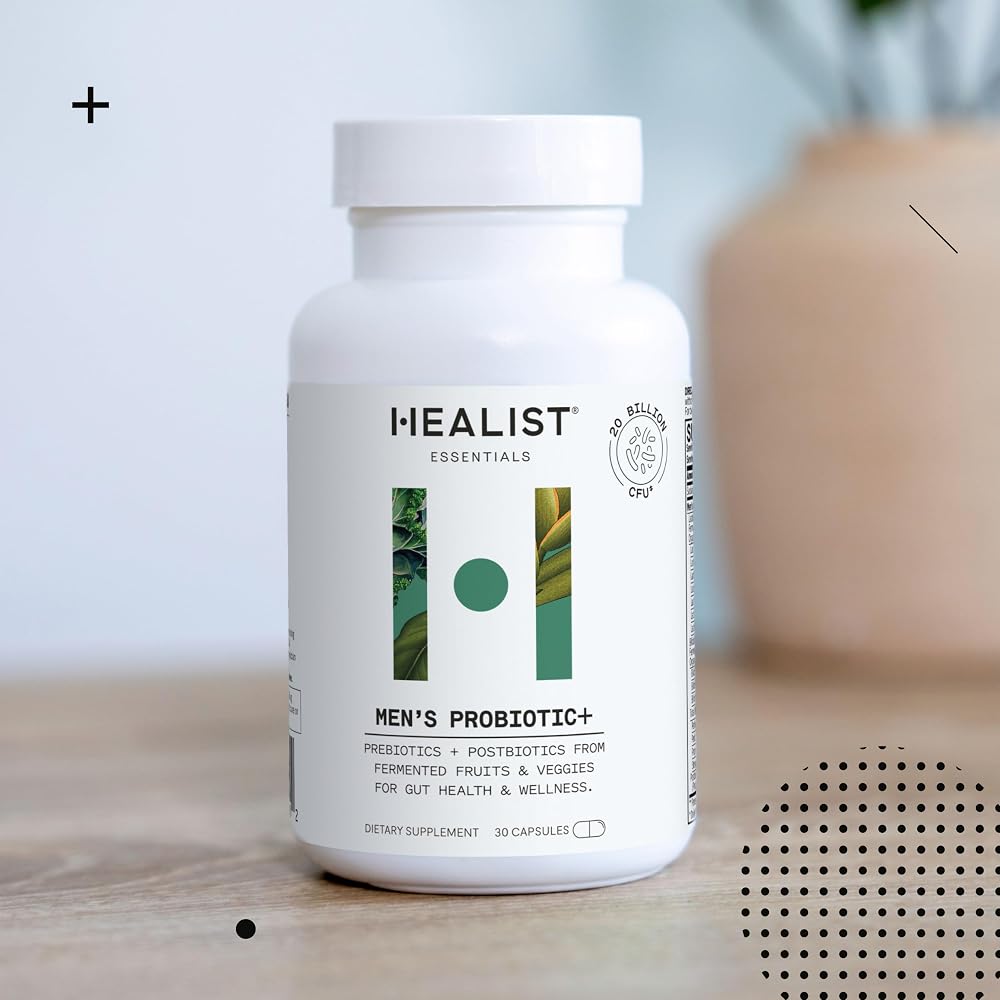 Healist Advanced Naturals Probiotics for Men - 30 Vegan Capsules - image 4