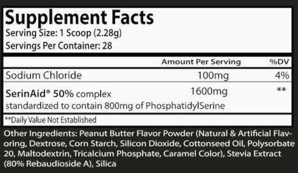 MPA Supps Cortisolve Phosphatidylserine Powder - 28 Servings - image 3