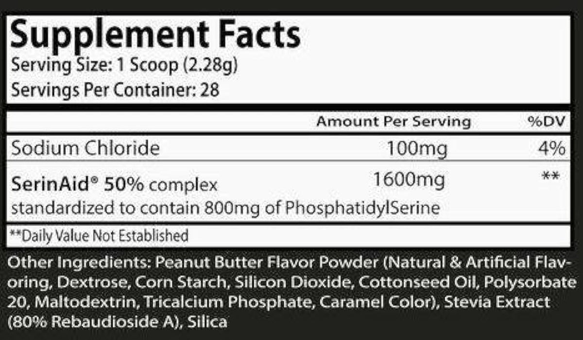 MPA Supps Cortisolve Phosphatidylserine Powder - 28 Servings - image 3