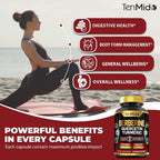 Tenmido Berberine Supplement 8-in-1 Formula - 90 Capsules - image 5