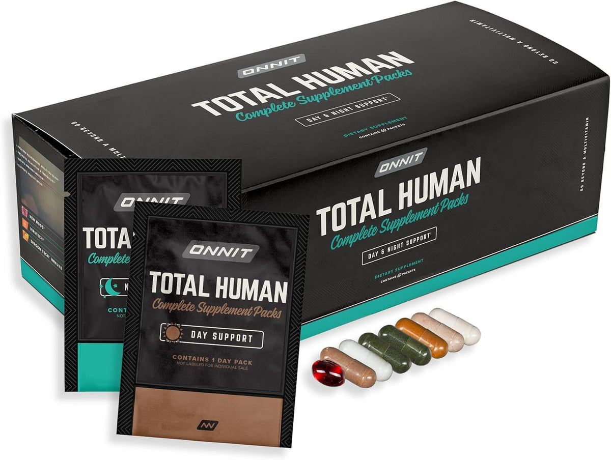 ONNIT Total Human Daily Multivitamin Packs for Men & Women - 30 Count