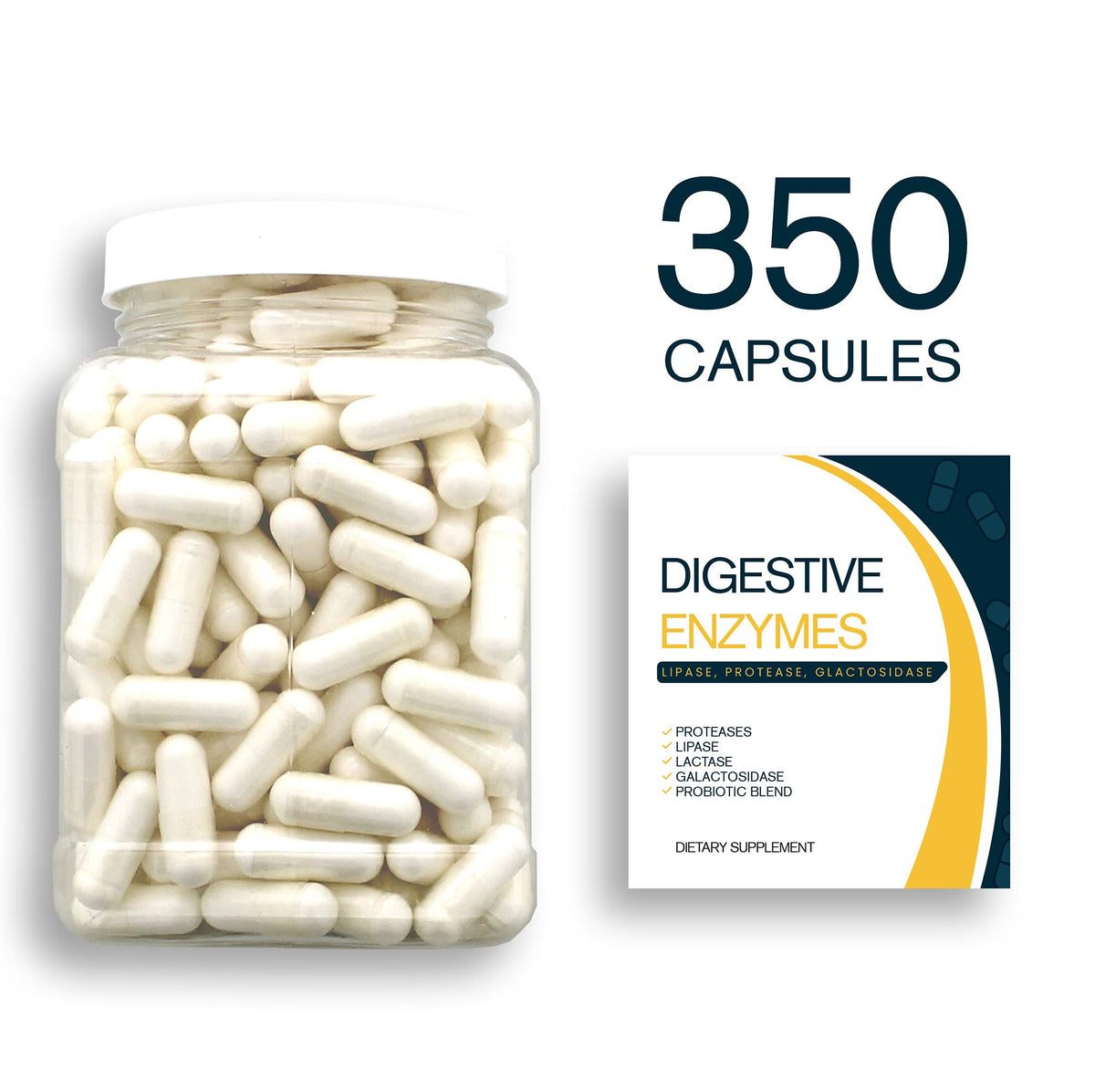 Bulk Buy Digestion Aid - Blend of Digestive Enzymes and Key Probiotic