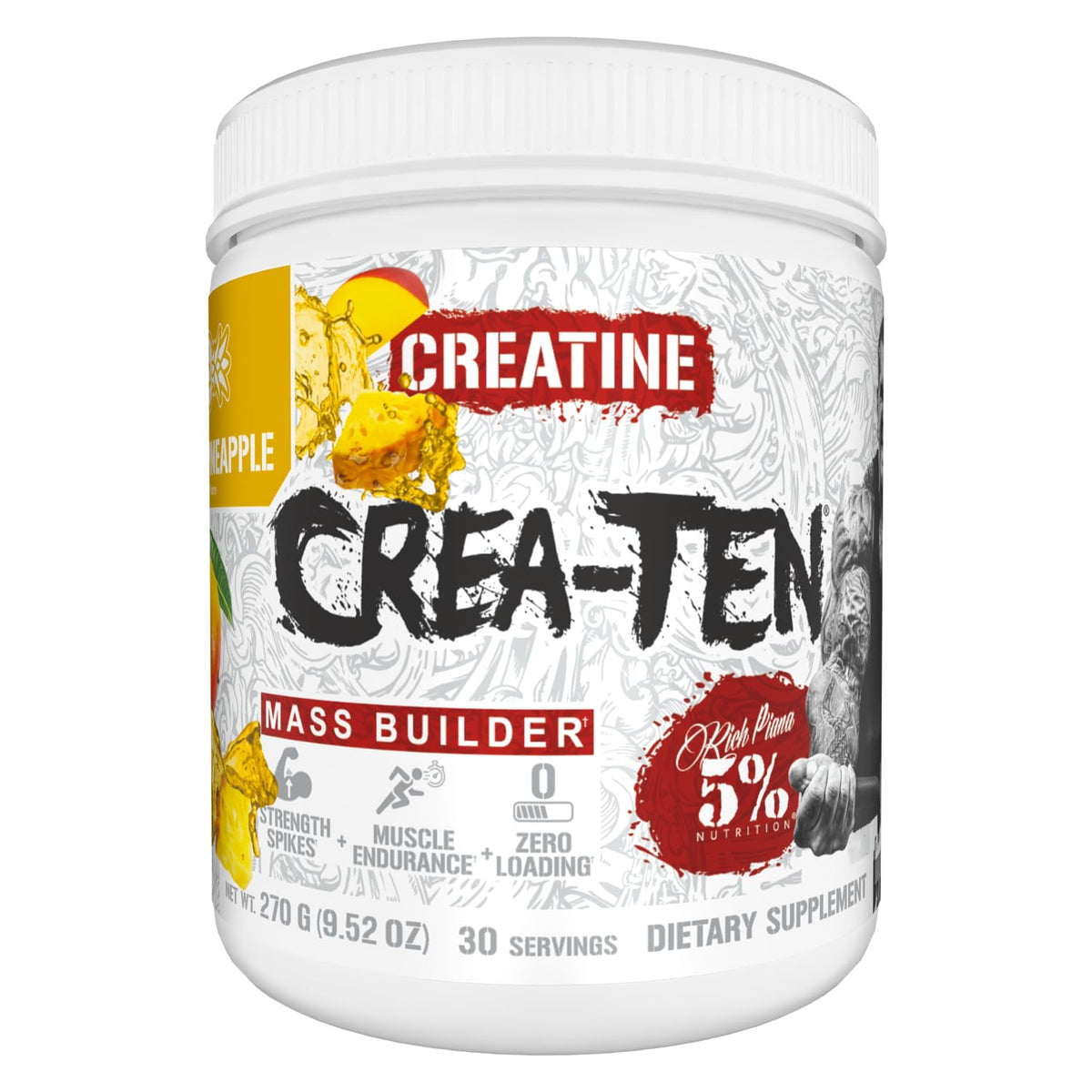 5% Nutrition CreaTEN - Flavored Creatine Powder Blend