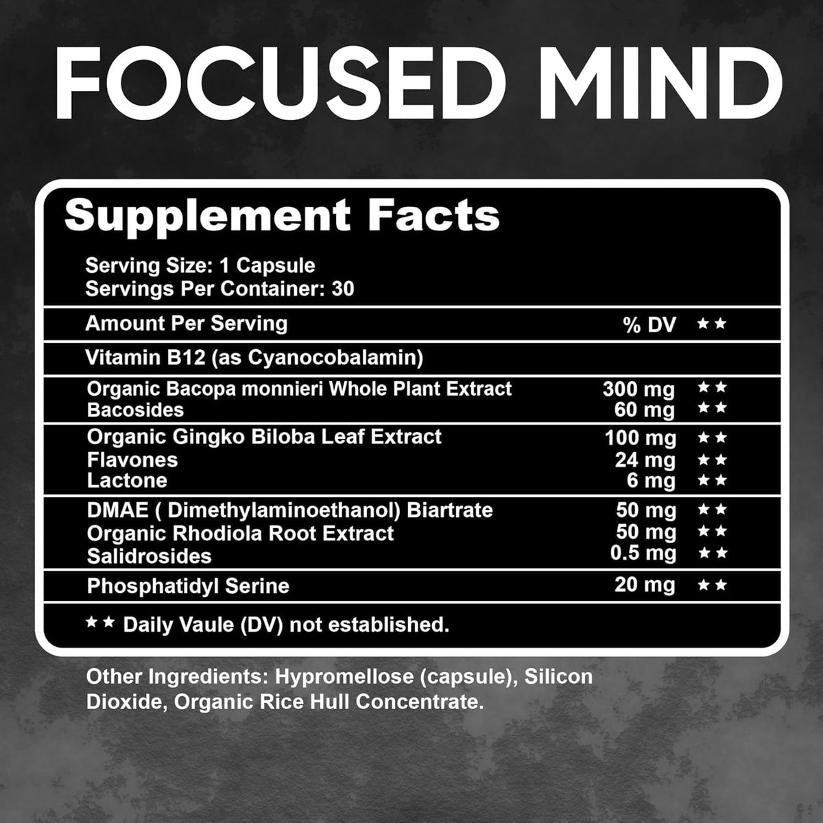 Friendly Vitamins Focused Mind Brain Supplement for Memory and Focus - image 5