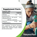 NaturesPlus Folic Acid Hearts Prenatal Support - 90 Tablets - image 5