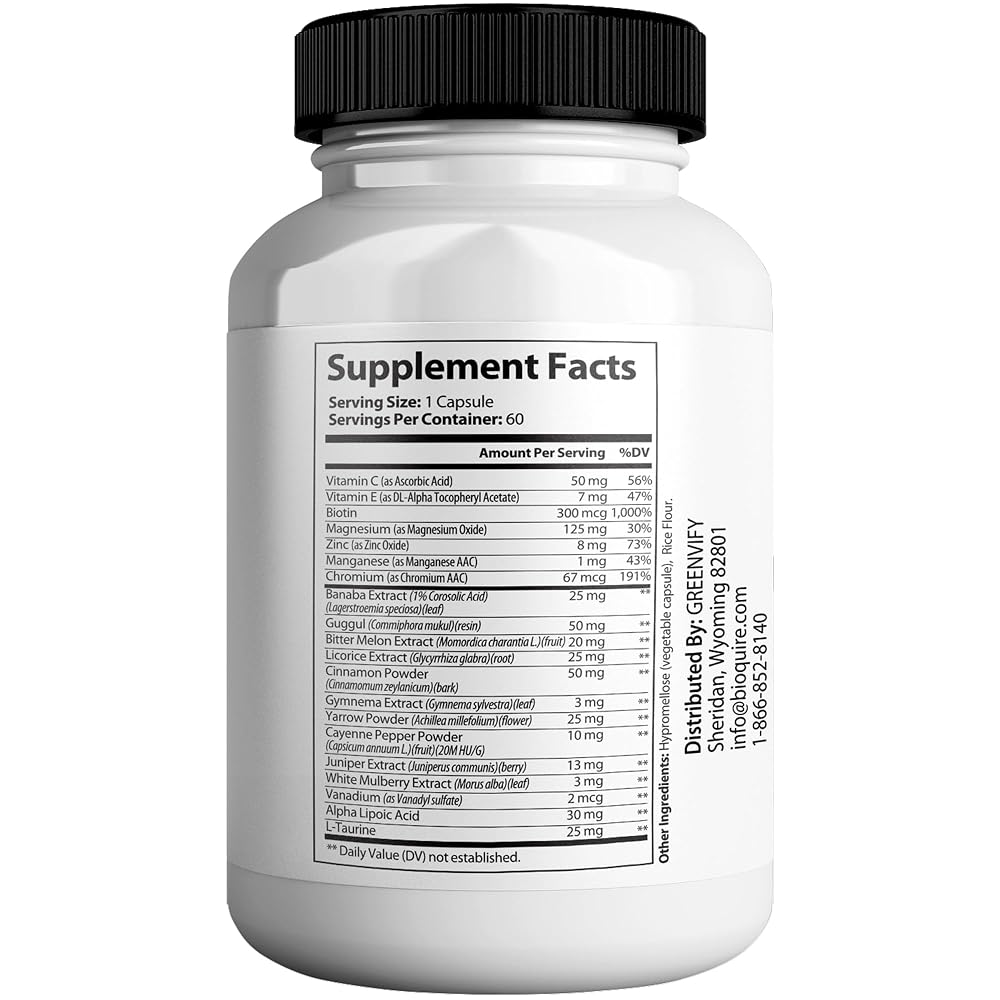 GREENVIFY Gluco Proven Max