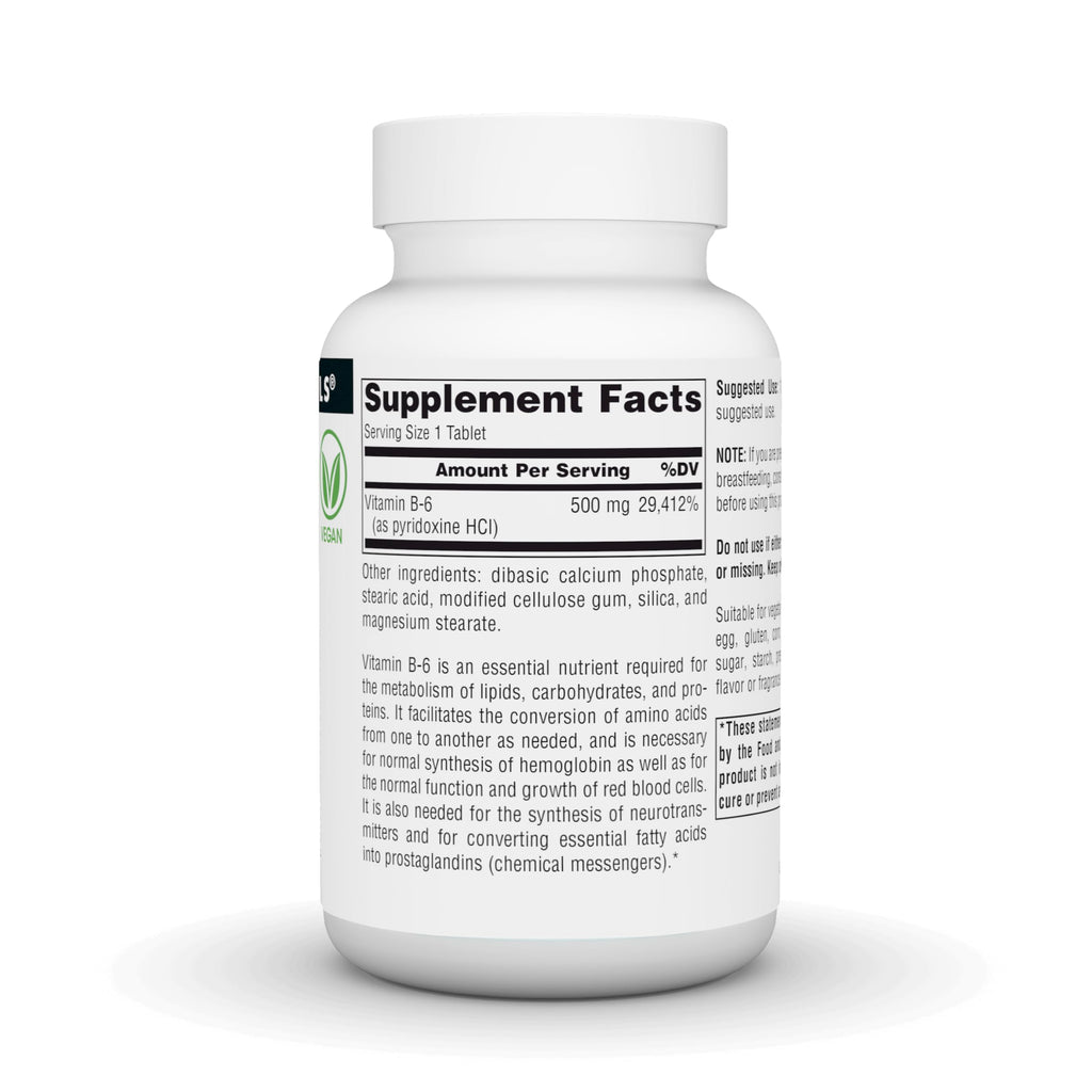 Source Naturals Vitamin B-6 500 mg - 100 Tablets - image 3