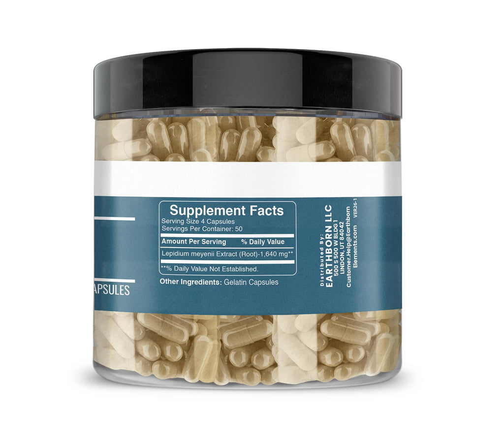 Earthborn Elements Maca Root Extract - 200 Capsules - image 2