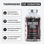 SteelFit Shredded Steel Thermogenic Capsules - 90 Count - image 2