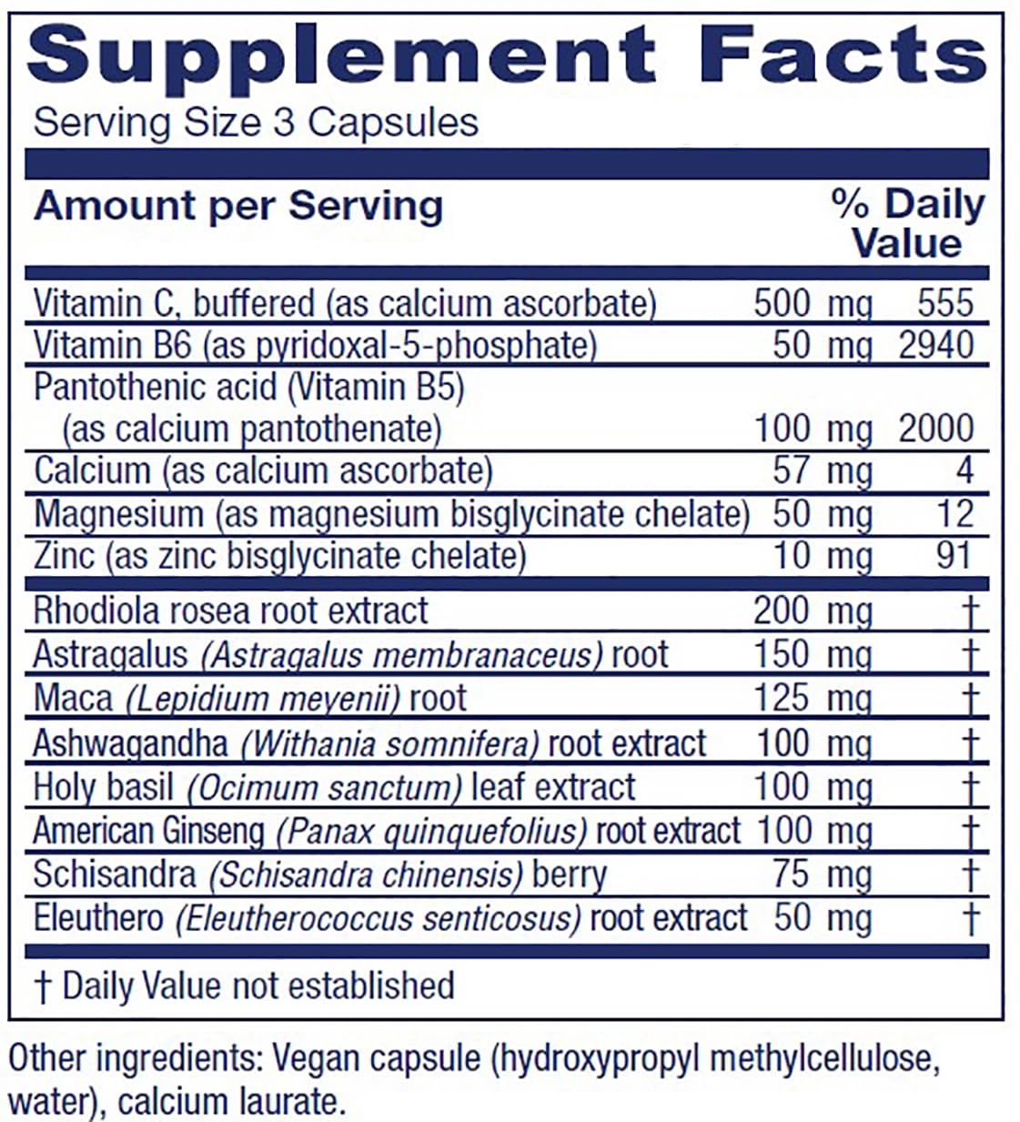 Vitanica Adrenal Assist with Ashwagandha Root Extract - 180 Capsules - image 2