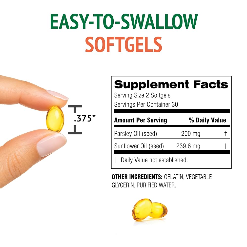 Botanic Choice Parsley Seed Oil Fresh Breath Softgels - 60 Count - image 2