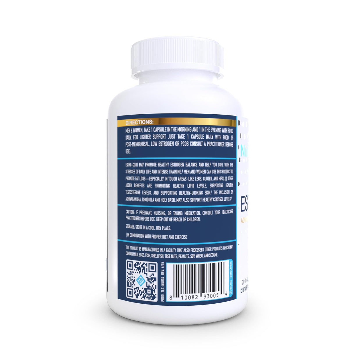 NuEthix Formulations Estro-Cort Anti-Estrogen Support - 120 Capsules - image 6