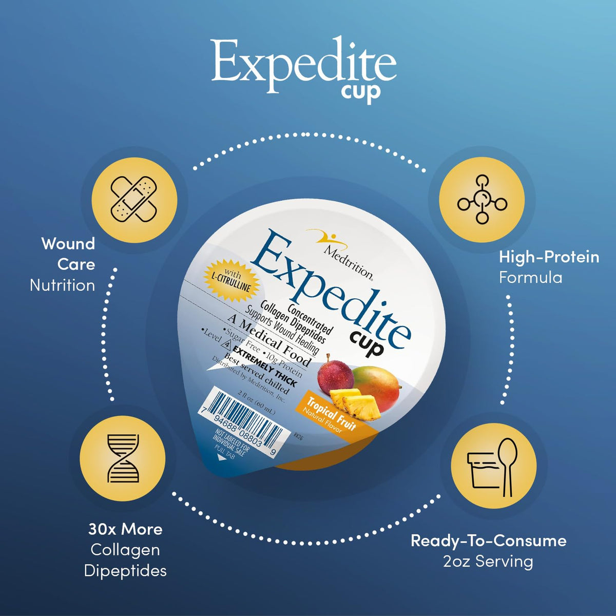 Medtrition Expedite Gelatein Cup