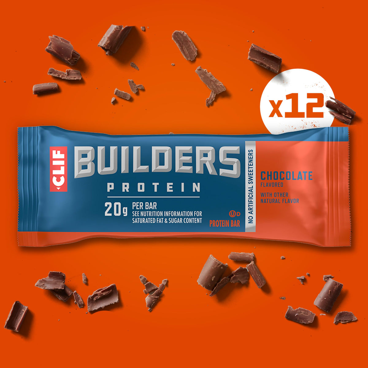 CLIF BUILDER'S Chocolate Protein Bars 20g - 12 Count - image 3