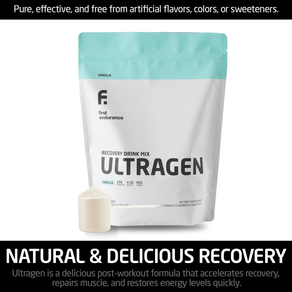 FIRST ENDURANCE Ultragen Workout Recovery Drink Powder