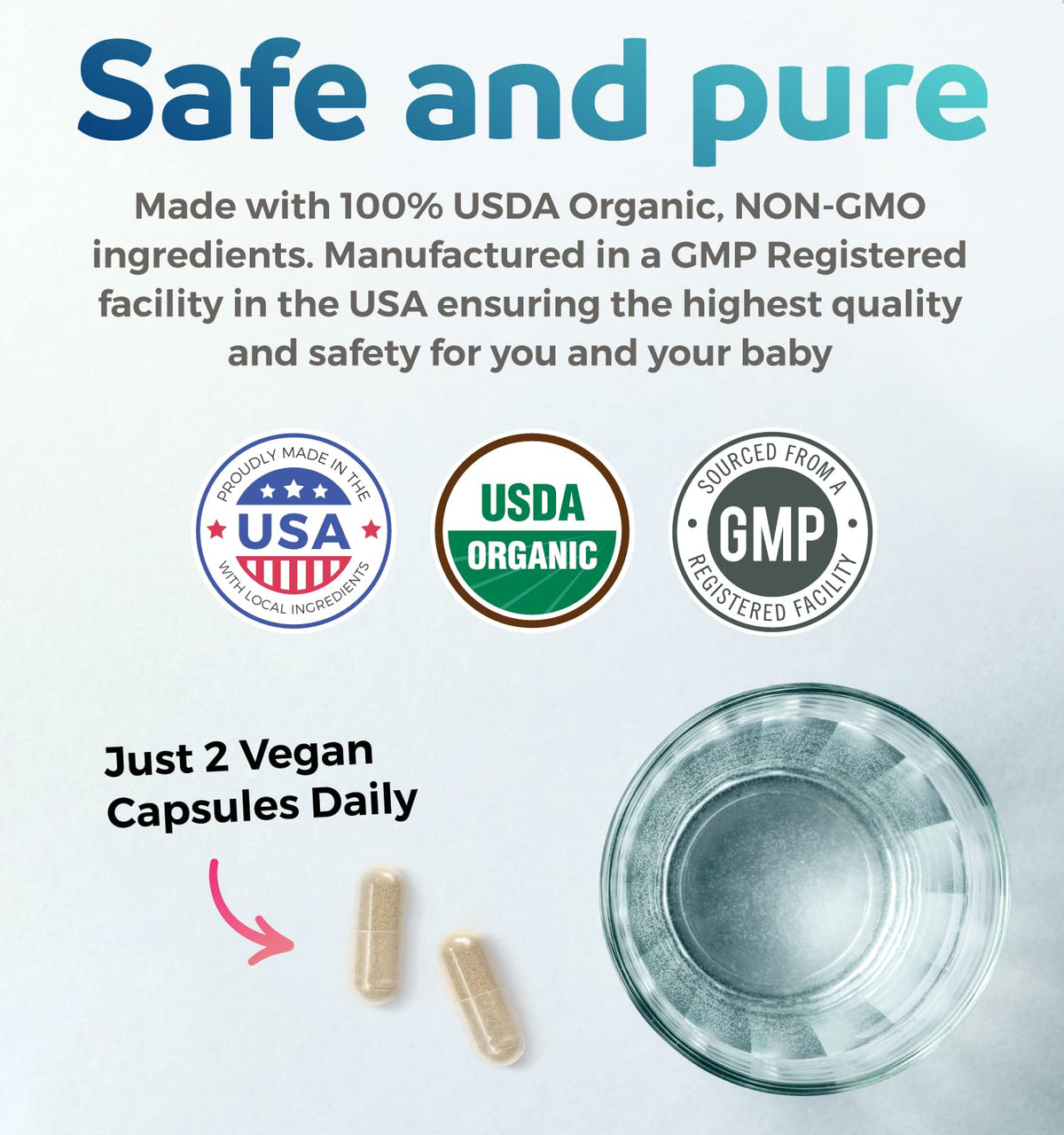 PURE CO Lactation Supplement with Fenugreek, Fennel & Milk Thistle - image 3
